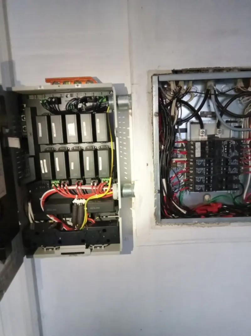 Electrical panel upgrade completed for Security Camera Wiring in Westmont